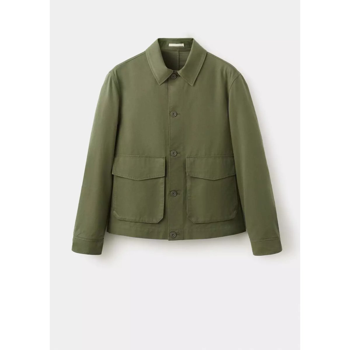 Veste légère coton lyocell kaki, MANGO MAN