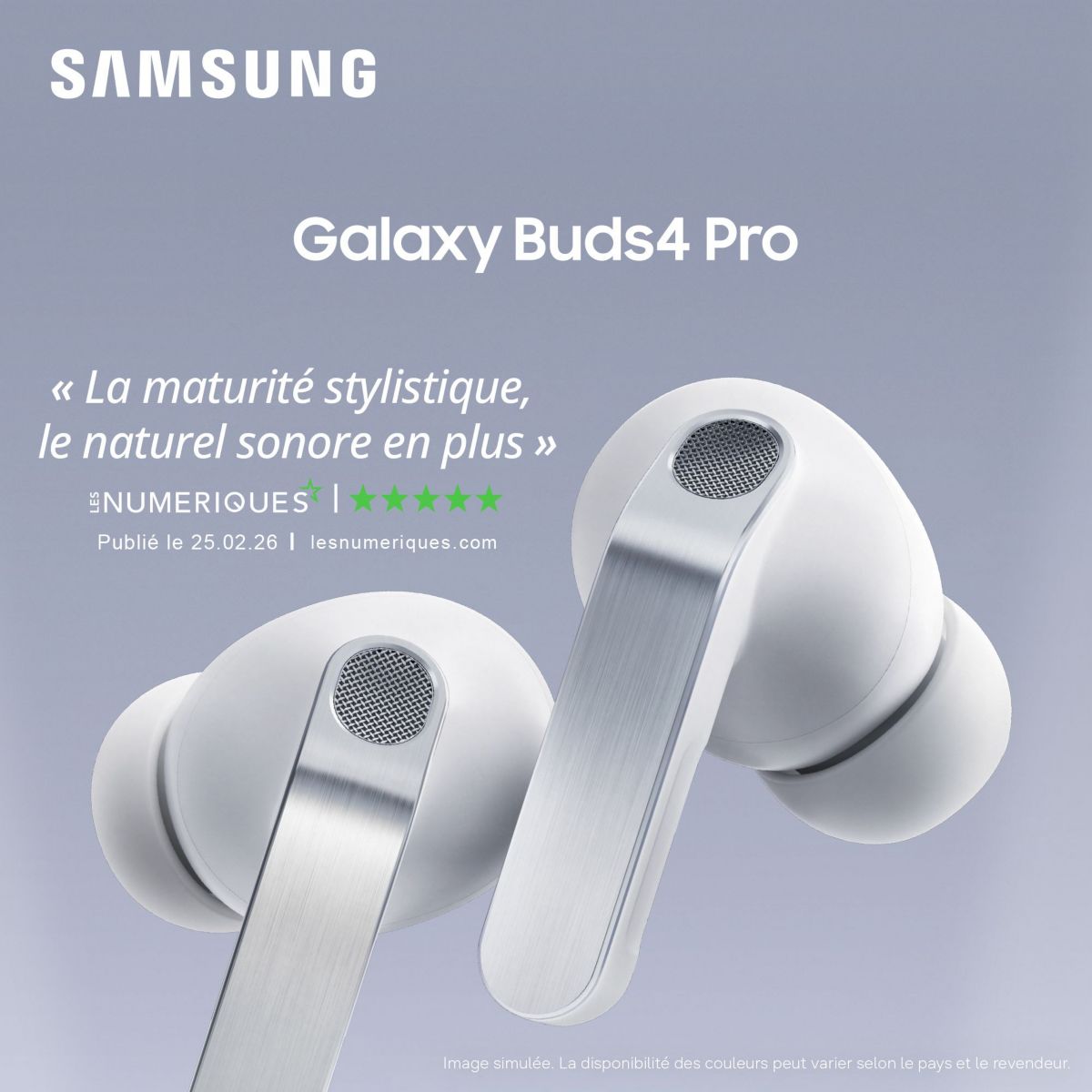 Ecouteurs Galaxy Buds4 Pro Noir noir, SAMSUNG