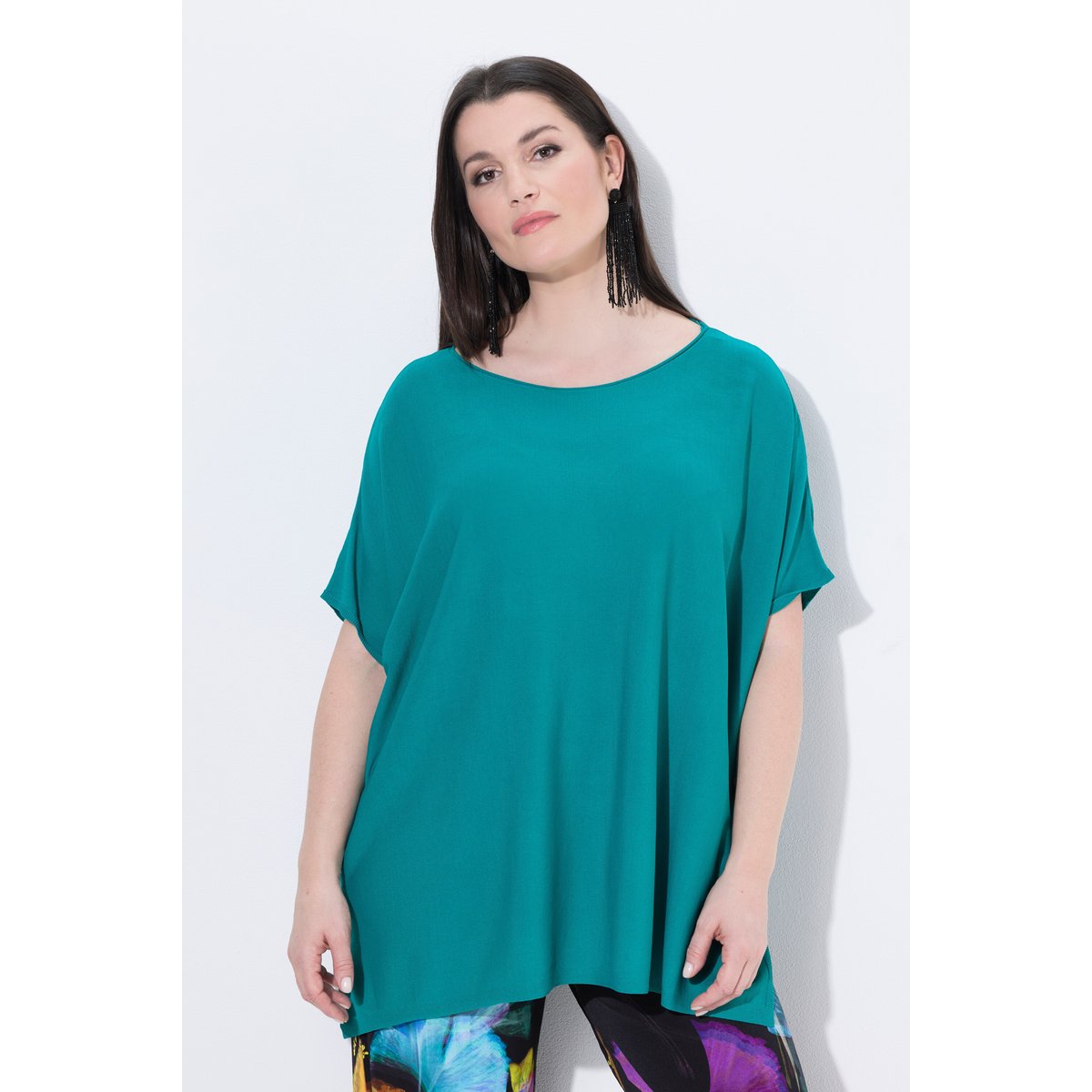 Pull oversize. Encolure bateau et manches smaragdi, ULLA POPKEN
