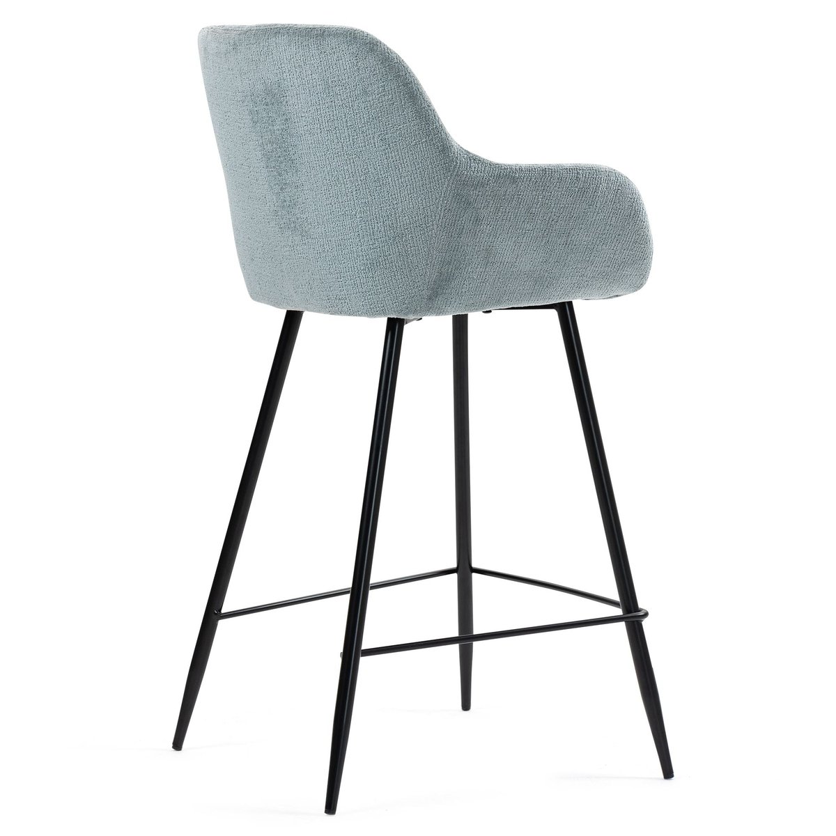 Chaise snack tissu chenille céladon, ZAGO