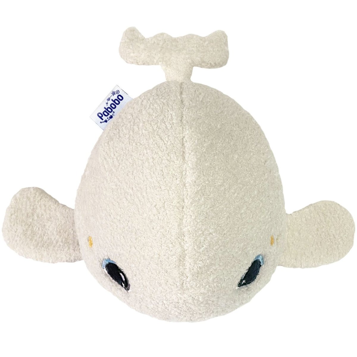 Veilleuse peluche bruits blancs et roses Beluga ecru, PABOBO