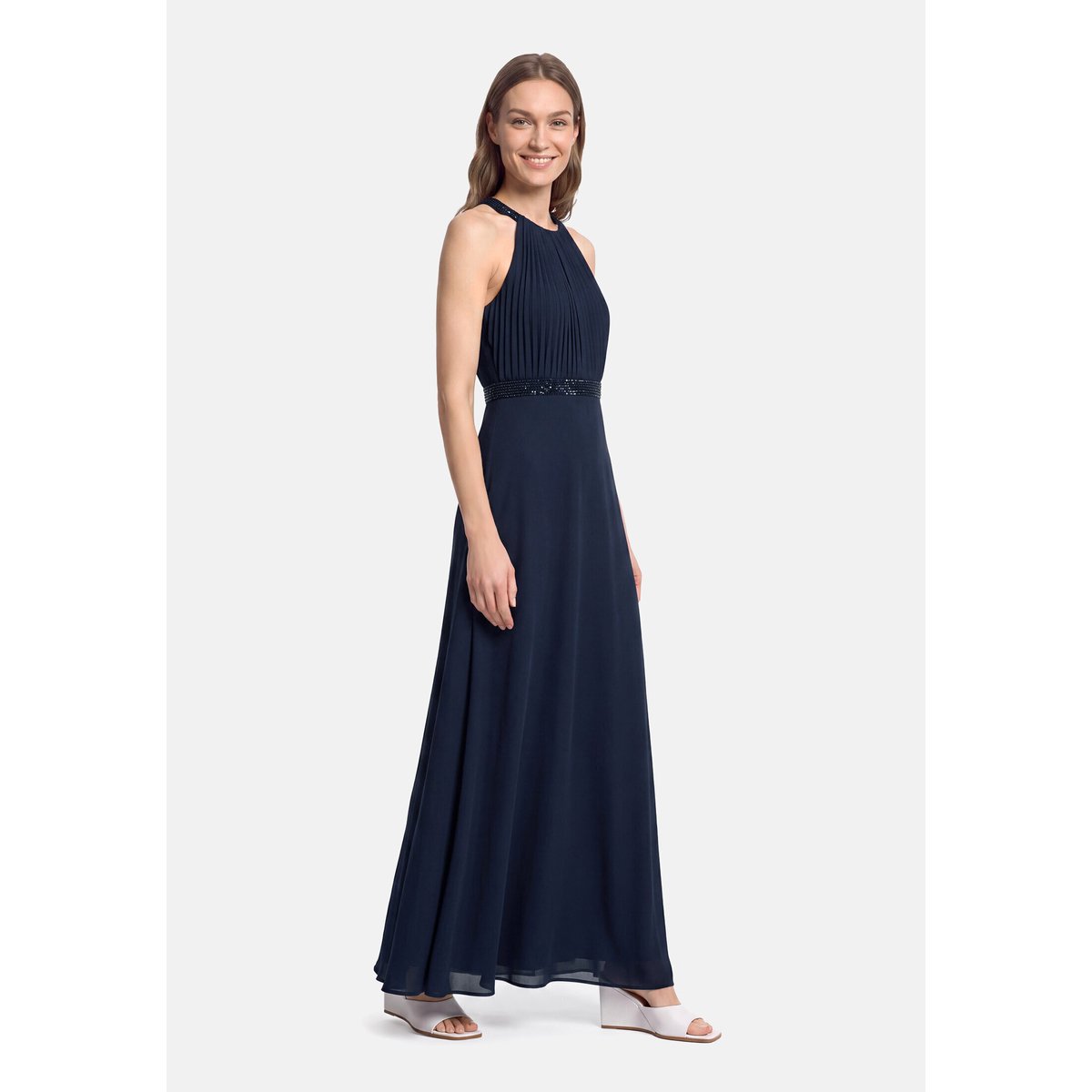 Robe de soirée dos-nu night sky, VERA MONT