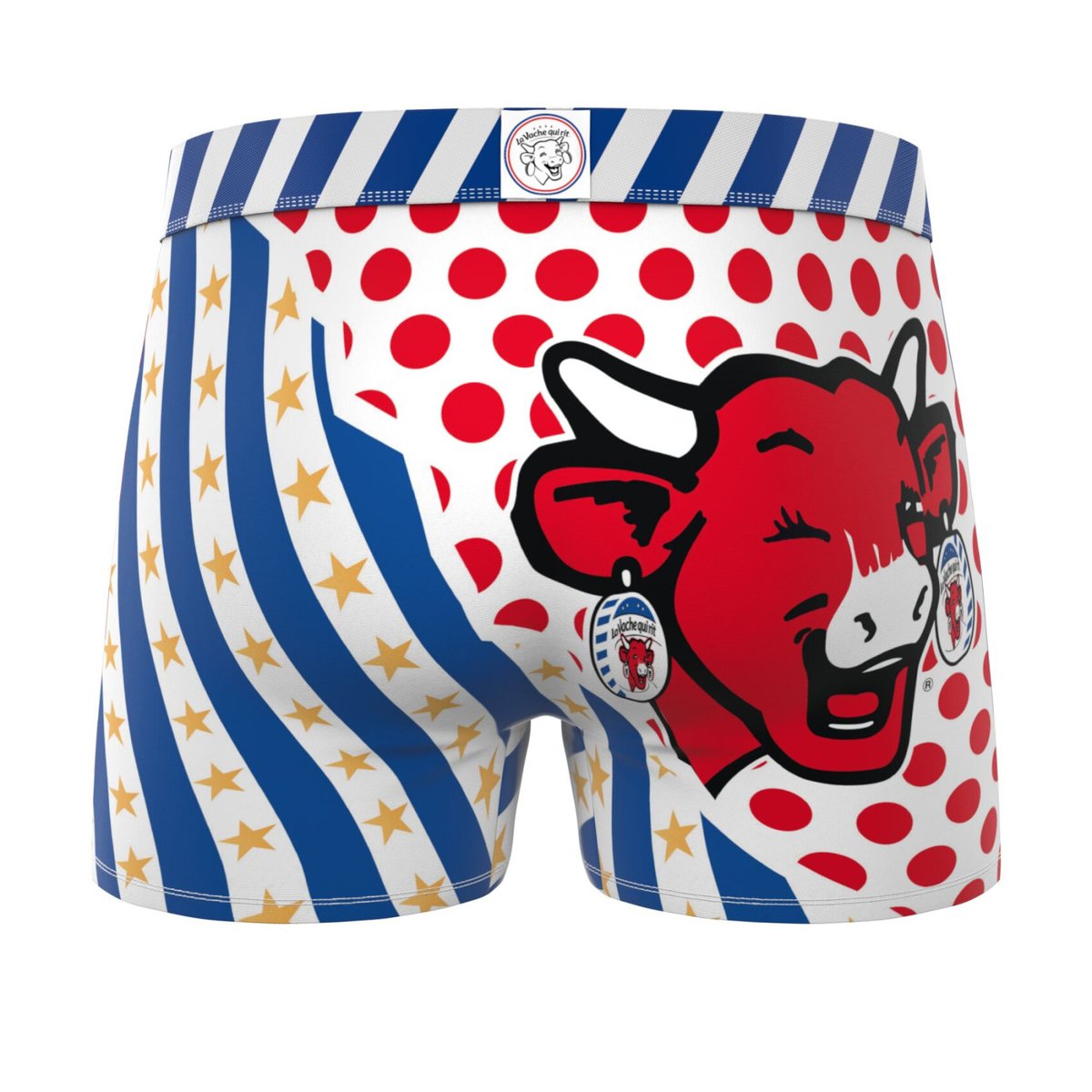 Lot De 3 Boxers Vache Qui Rit rouge/noir/bleu/blanc, FREEGUN