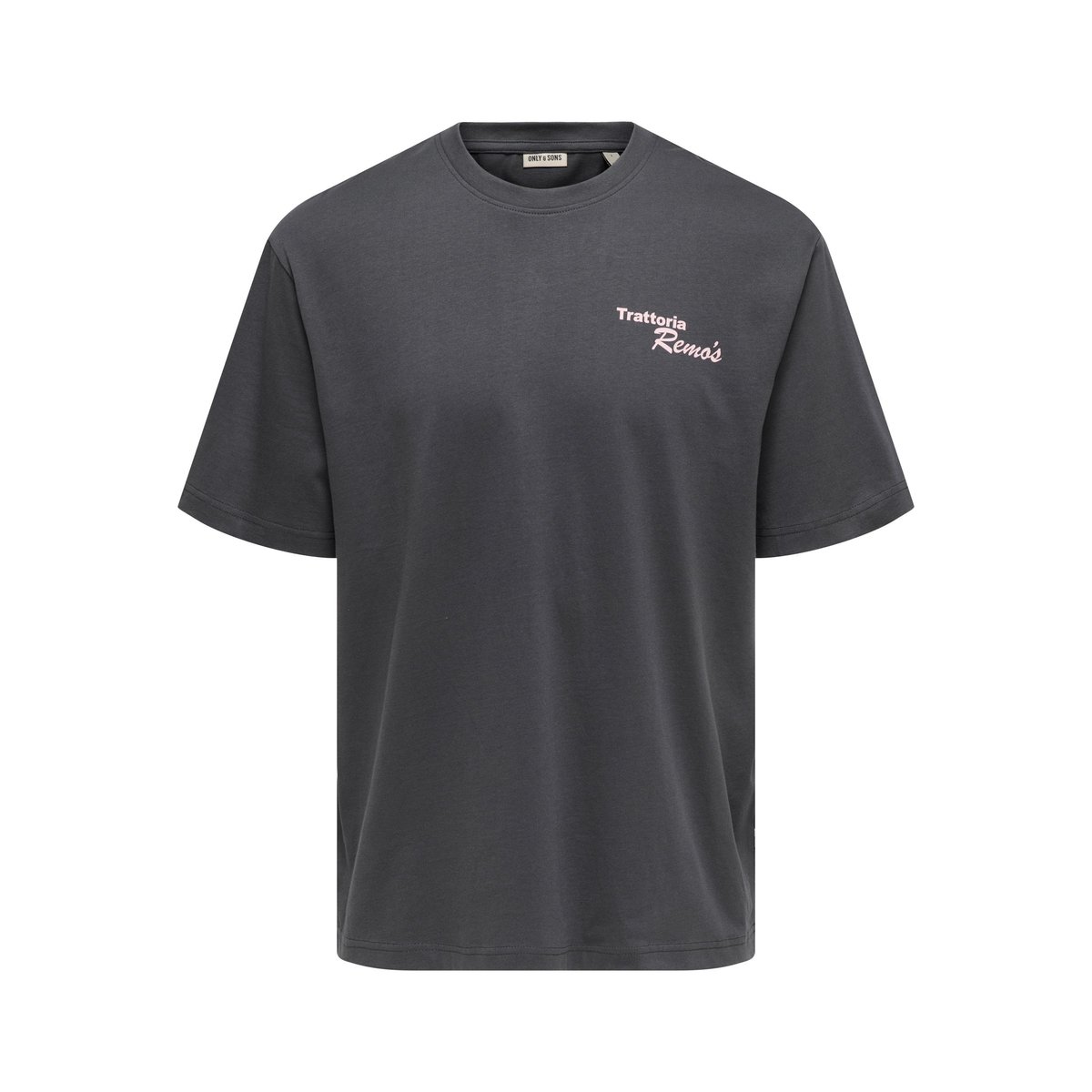 T-Shirt grey pinstripe, ONLY & SONS
