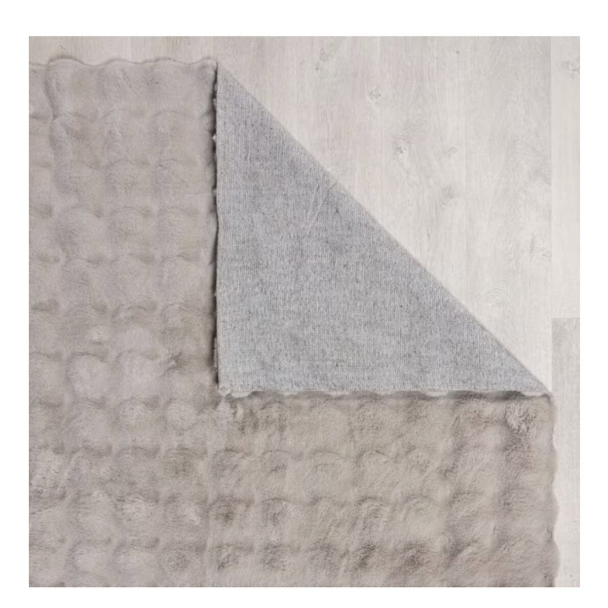 Tapis ultra-doux HONEYCOMB gris, NOVATREND