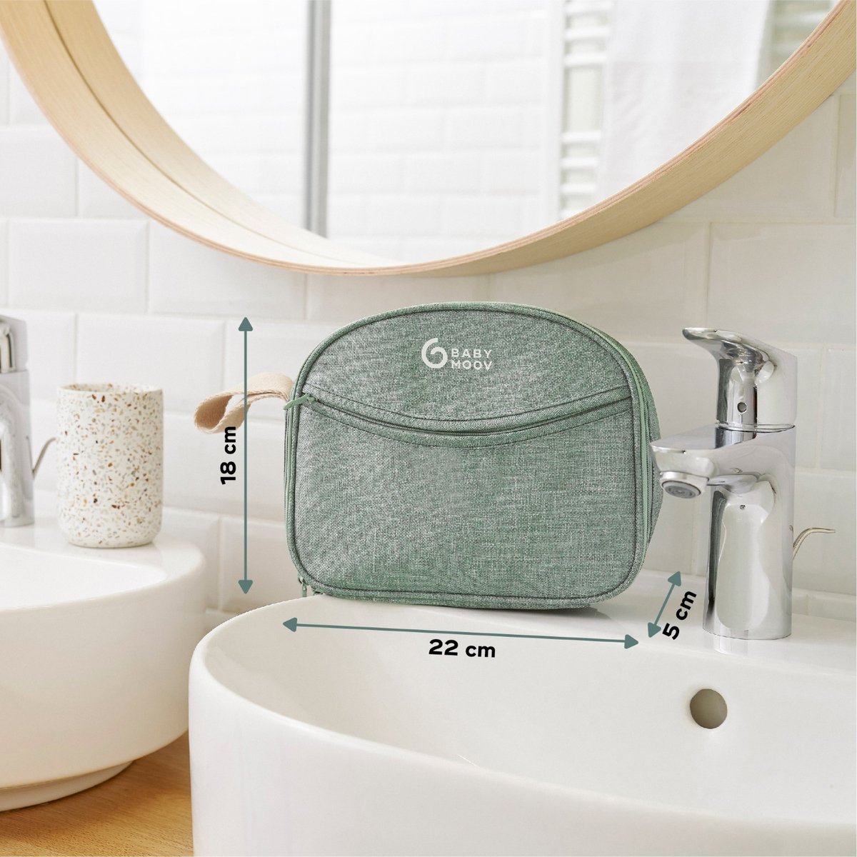 Trousse de Soin Bébé 10 Accessoires, Matcha vert, BABYMOOV