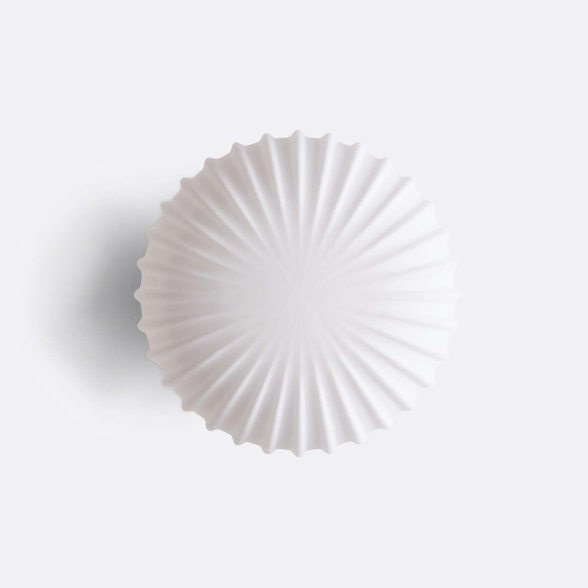 Plafón o aplique de latón y cristal opalino AMIA blanco/latón, LA REDOUTE INTERIEURS
