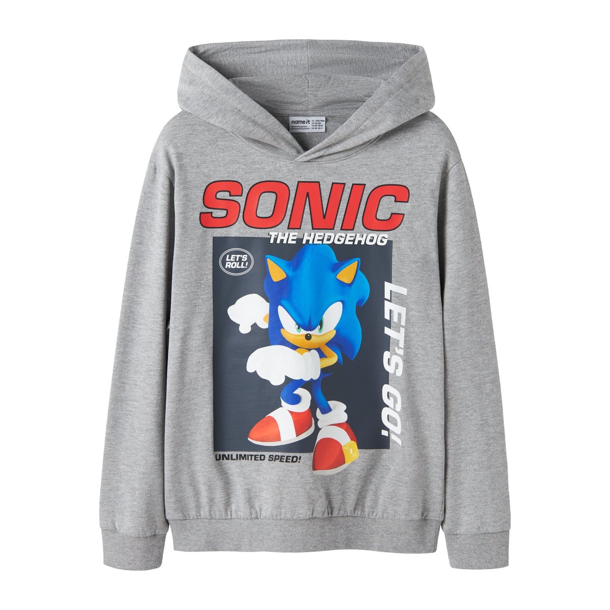 Sweat À Capuche gris - grey melange1, NAME IT