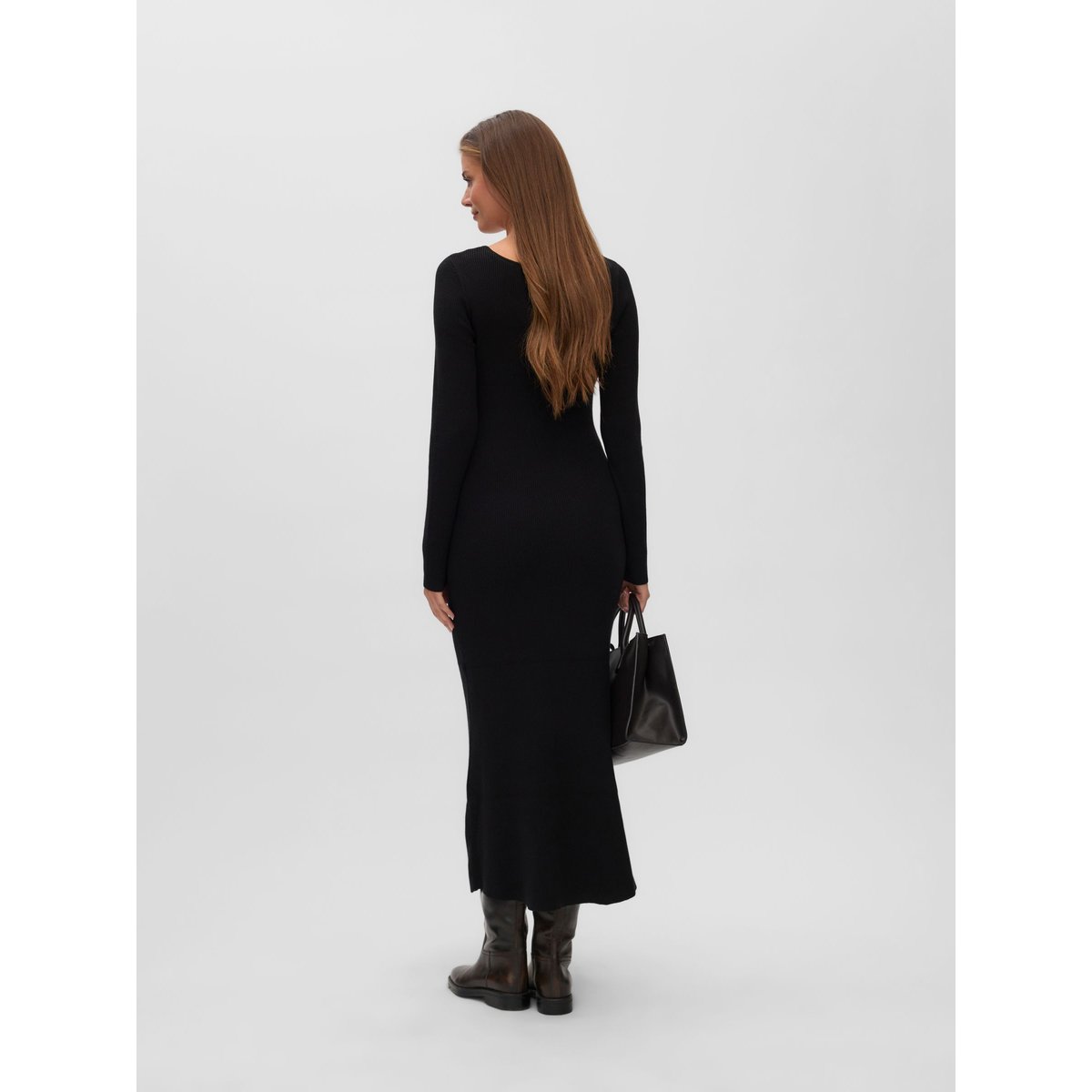 Robe En Maille noire - black, VERO MODA