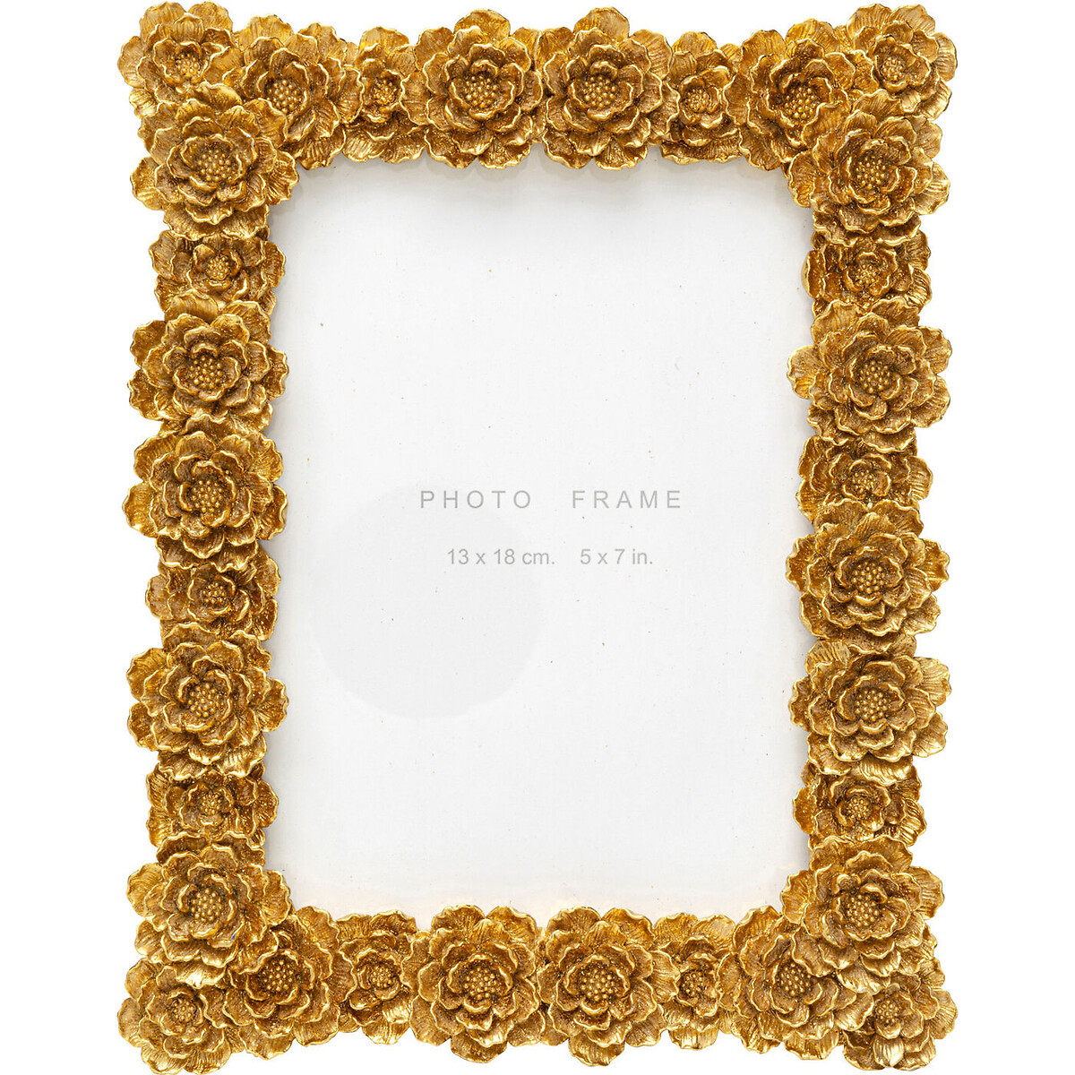 Cadre photo Flower 13x18cm or, KARE DESIGN