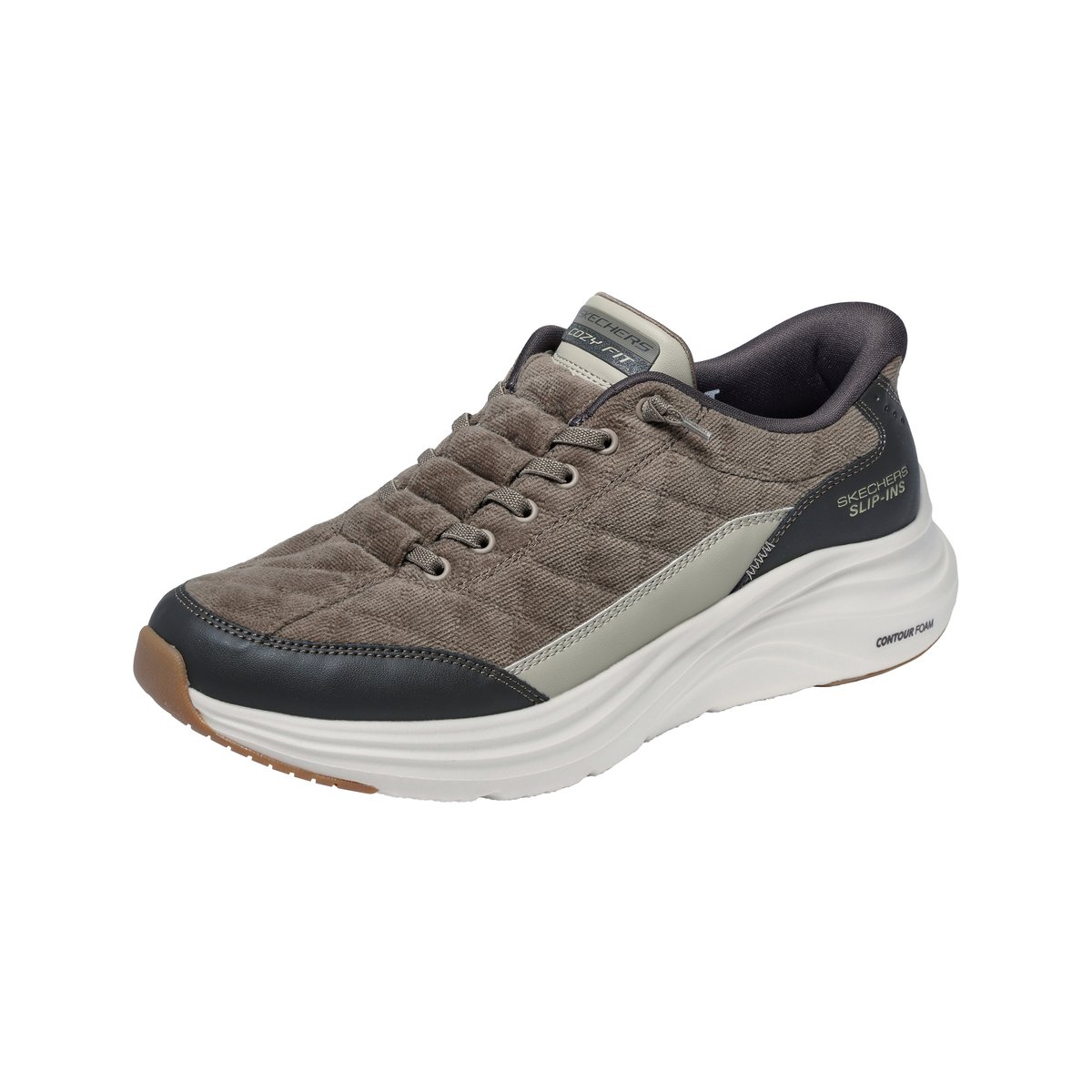 Basket à Lacets Contour Foam-cordelux marron, SKECHERS