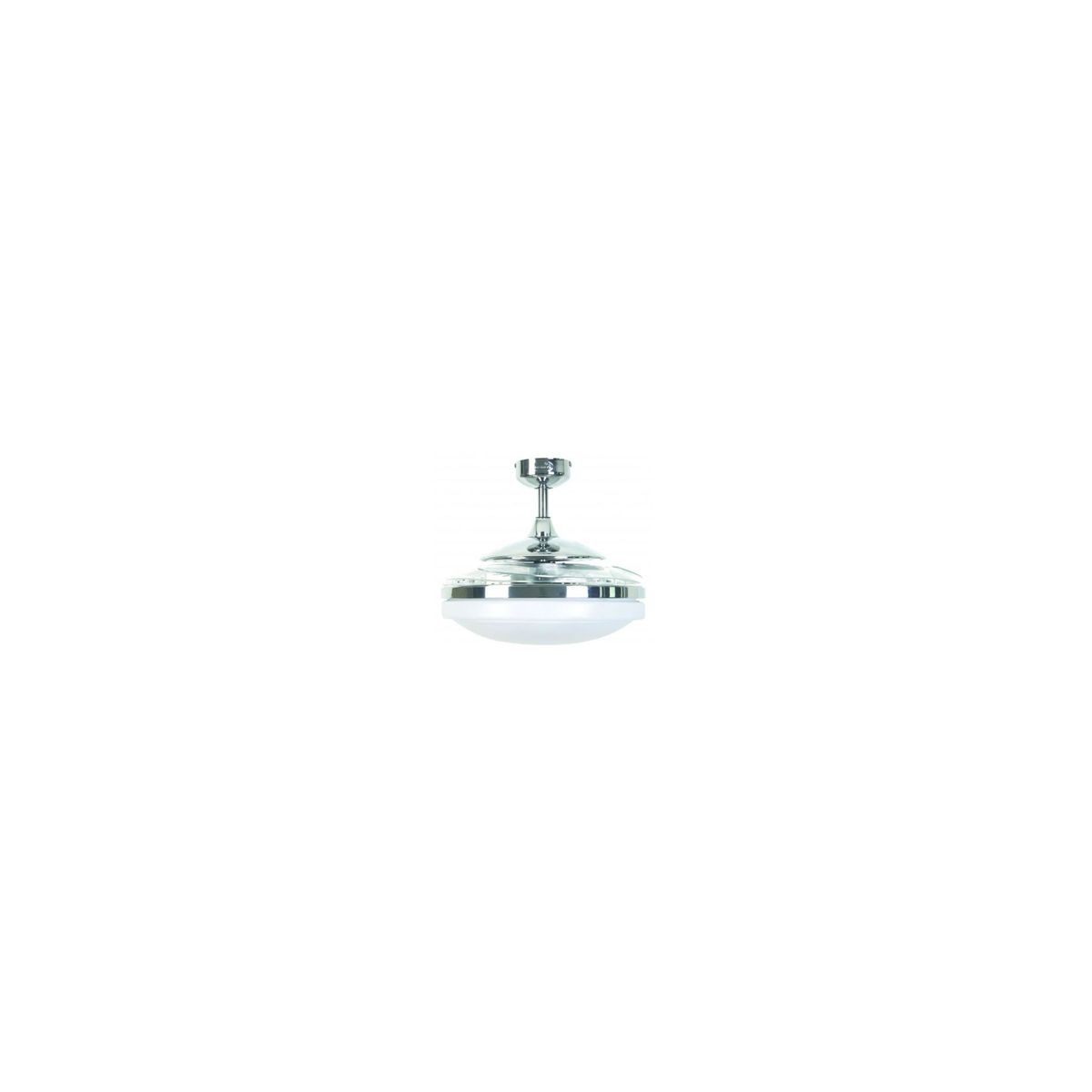 Ventilateur plafond EVO gris - transparent, BOUTICA-DESIGN