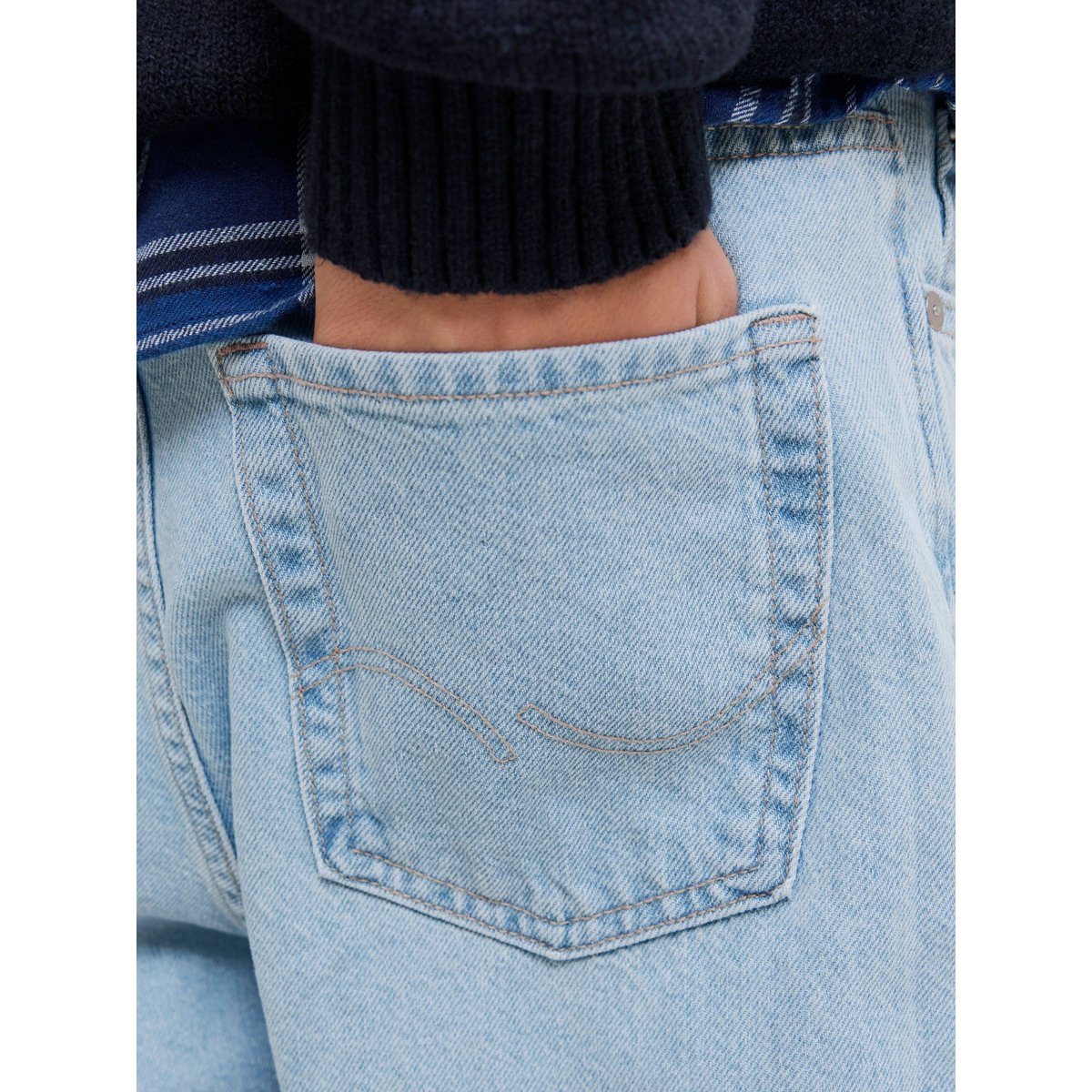 Jean Baggy Fit blue denim, JACK & JONES JUNIOR