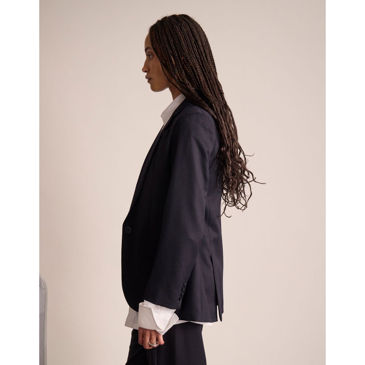 Veste bruna bleu, INES DE LA FRESSANGE PARIS
