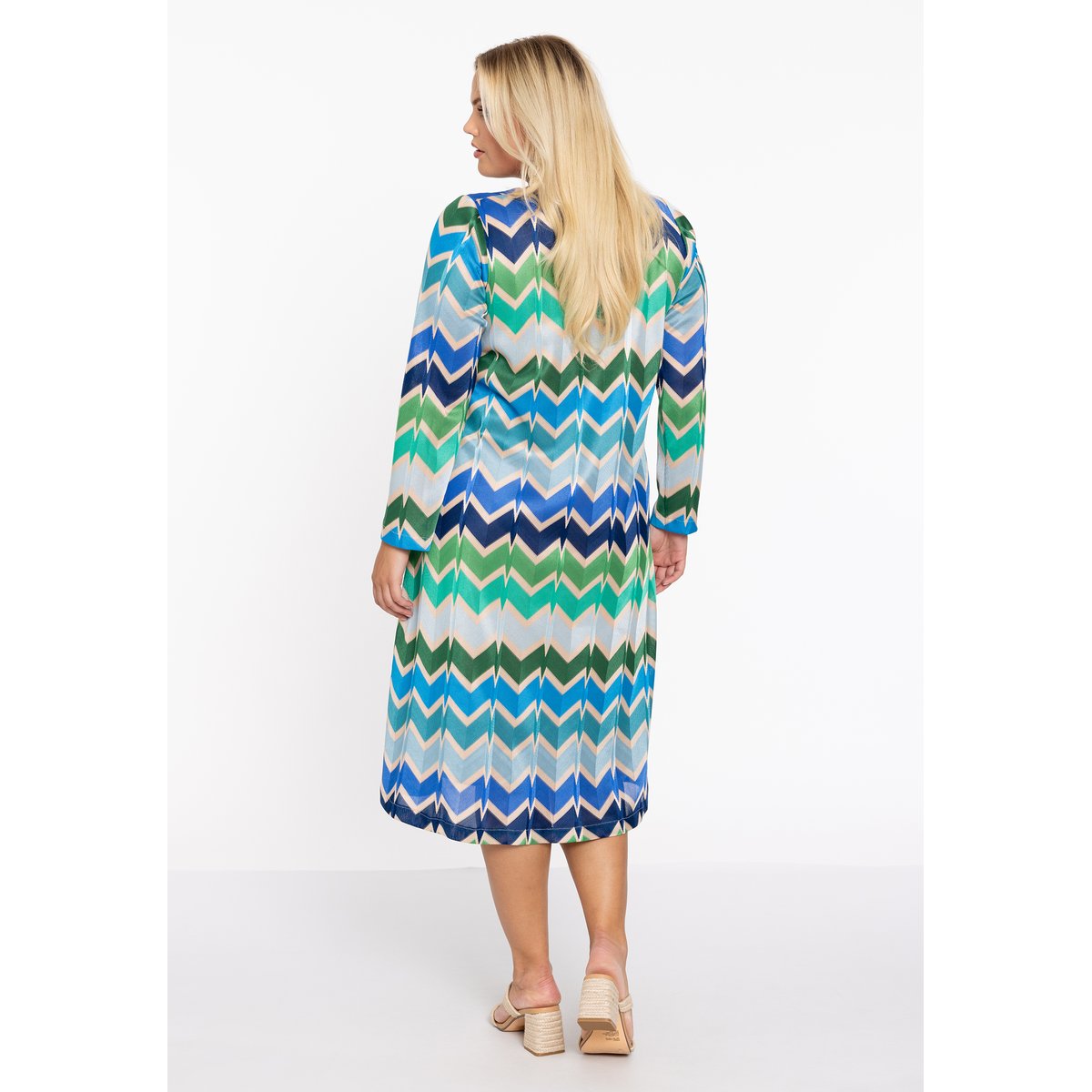 Robe imprimé / imprimée bleu, YOEK