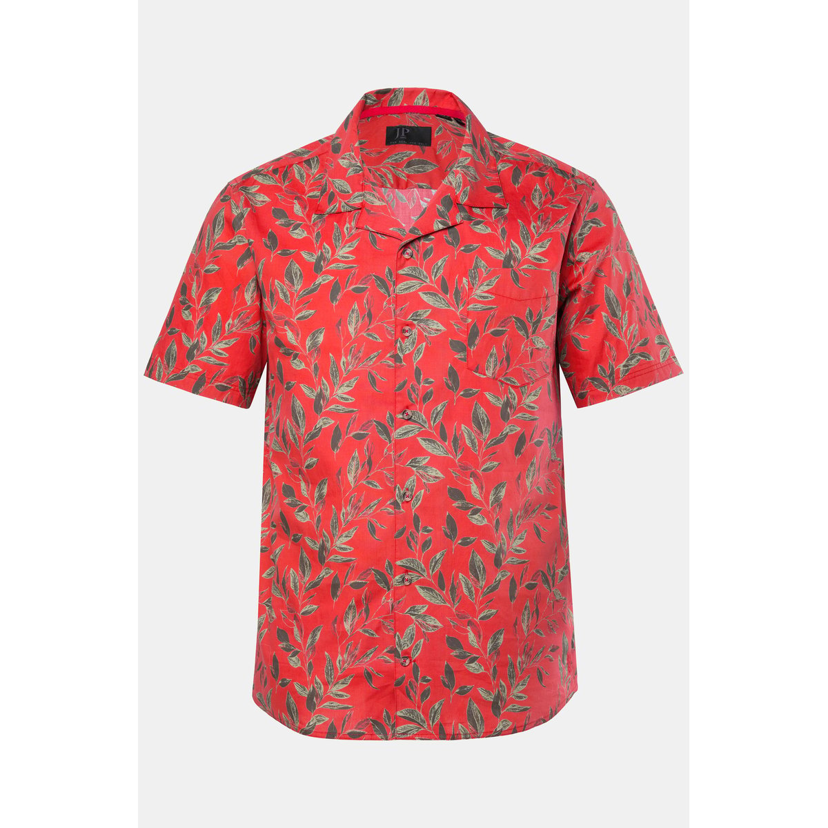 Chemise imprimé à fleurs rouge, JP1880