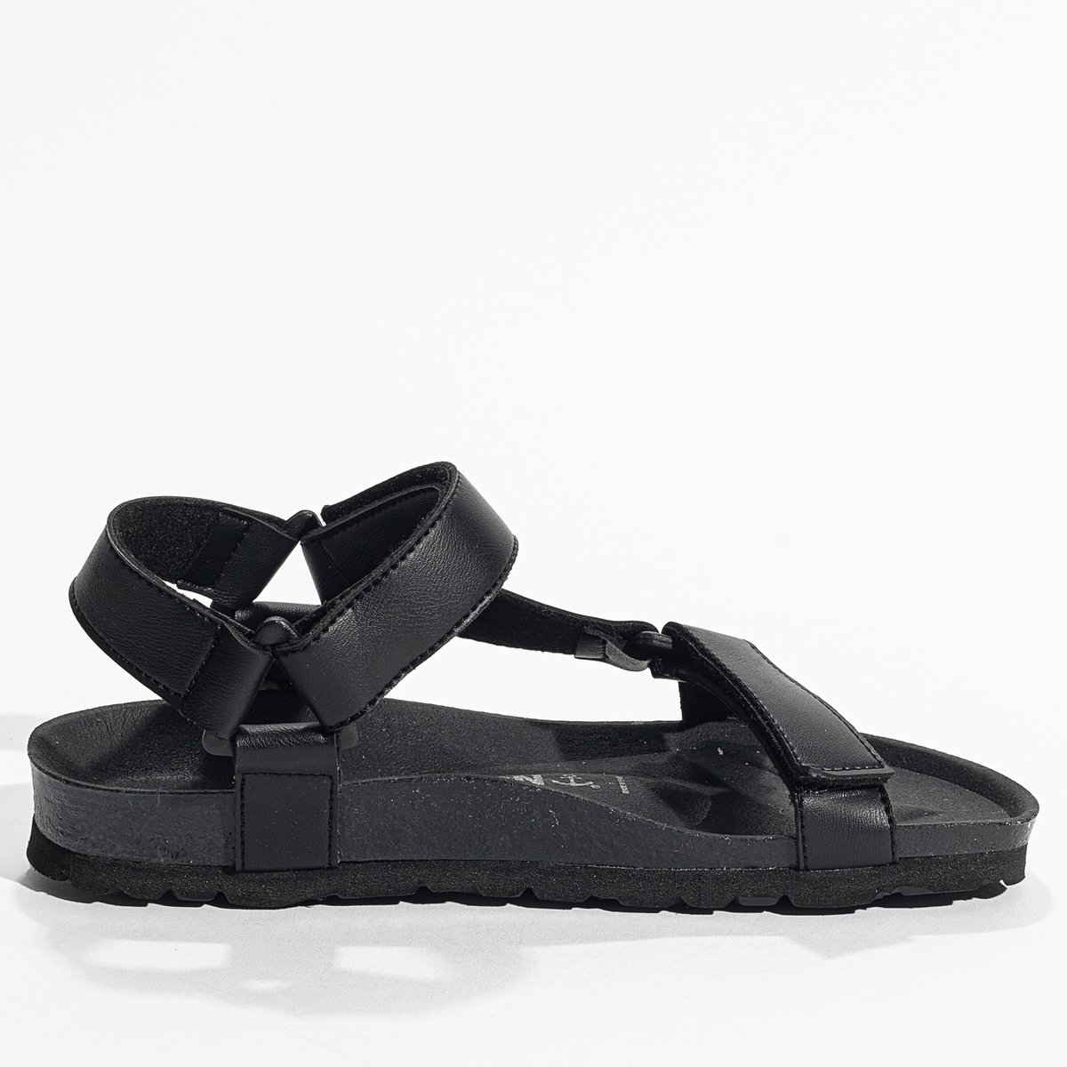 Sandales Vegan RIGONI noir, BAYTON