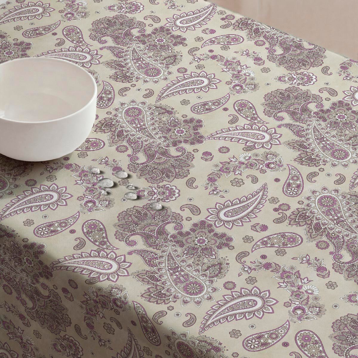 Nappe anti-taches Levilla - 100% coton - rose, NAF NAF HOME