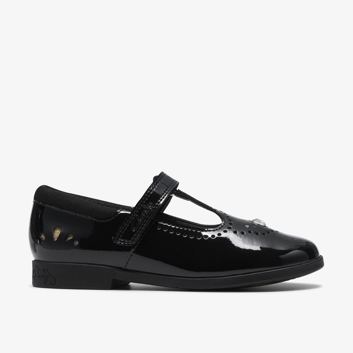 Derbies Brevet Coupe Large LOCK WISH K noir, CLARKS