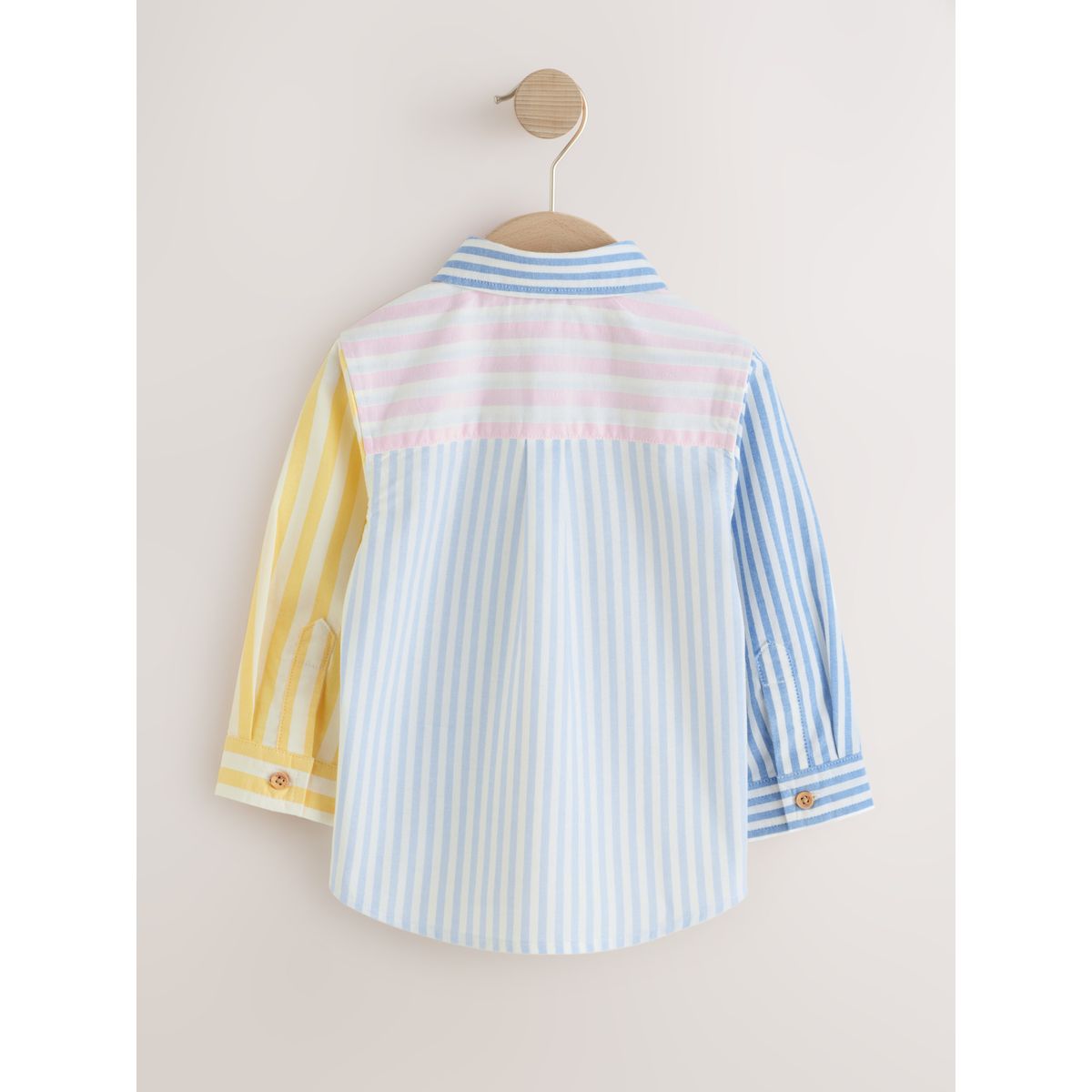 Chemise oxford à manches longues caractère rose/bleu, NEXT