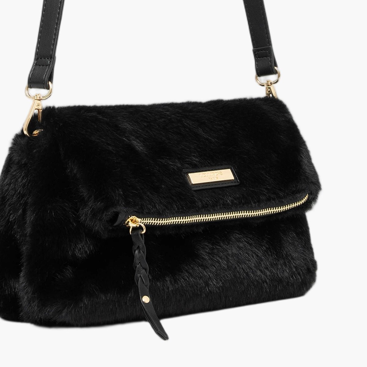 Sac multi poches  Tigra noir,doré, LOLLIPOPS