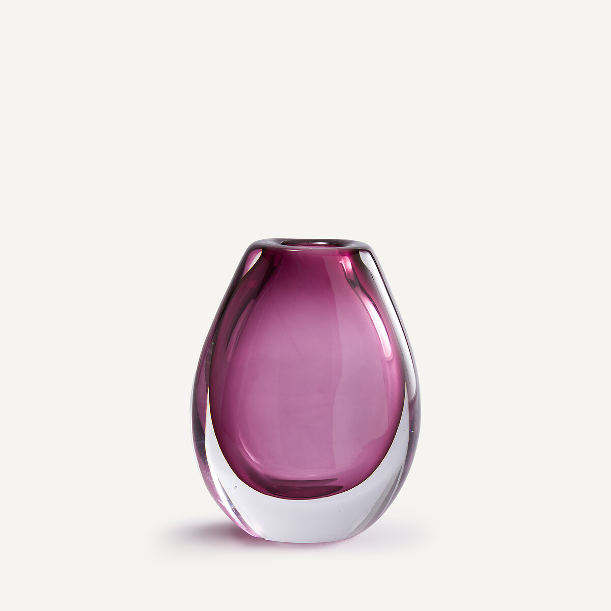 Myra Vase in Hand-Blown Glass H20cm dark red, AM.PM