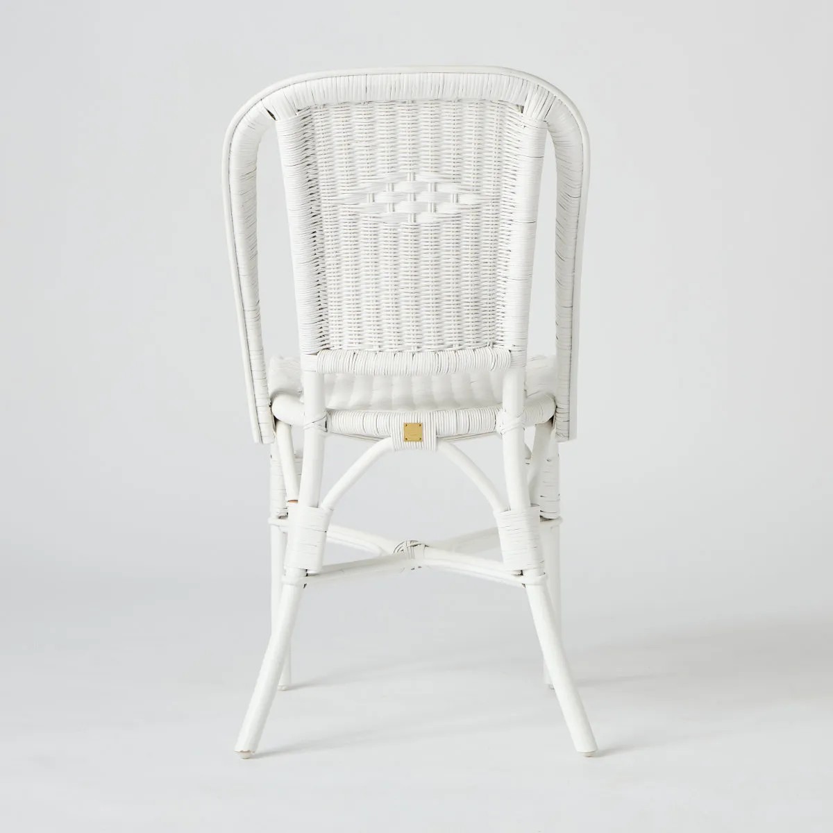 Chaise en rotin PRIMAVERA blanc, KOK