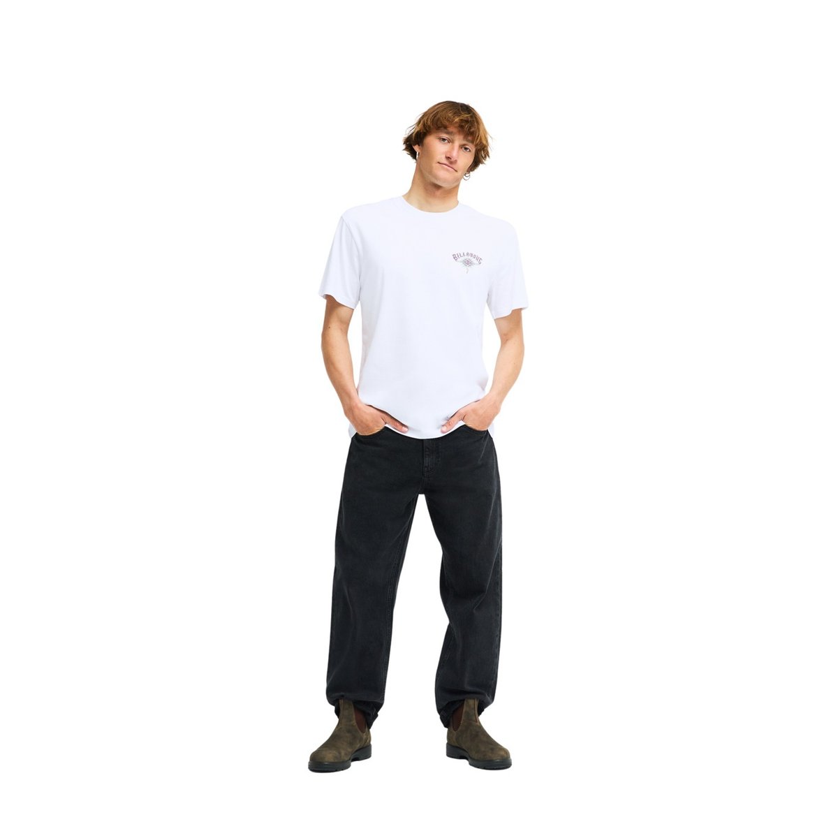 T shirt manches courtes RE ISSUE blanc white, BILLABONG