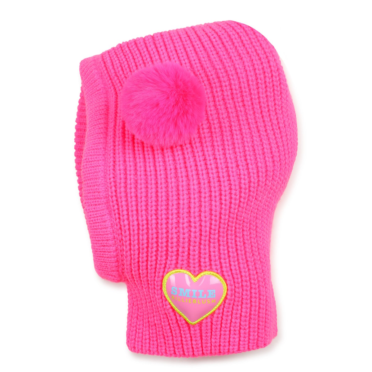Cagoule en tricot storm pink, BILLIEBLUSH