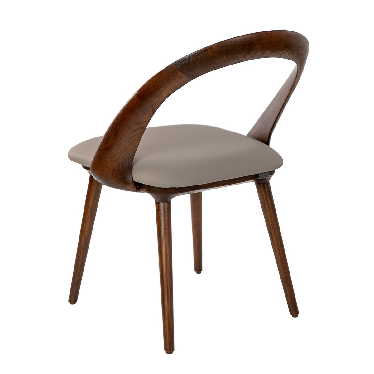 Chaise en similicuir noyer et vison noyer | visón, ANGEL CERDA