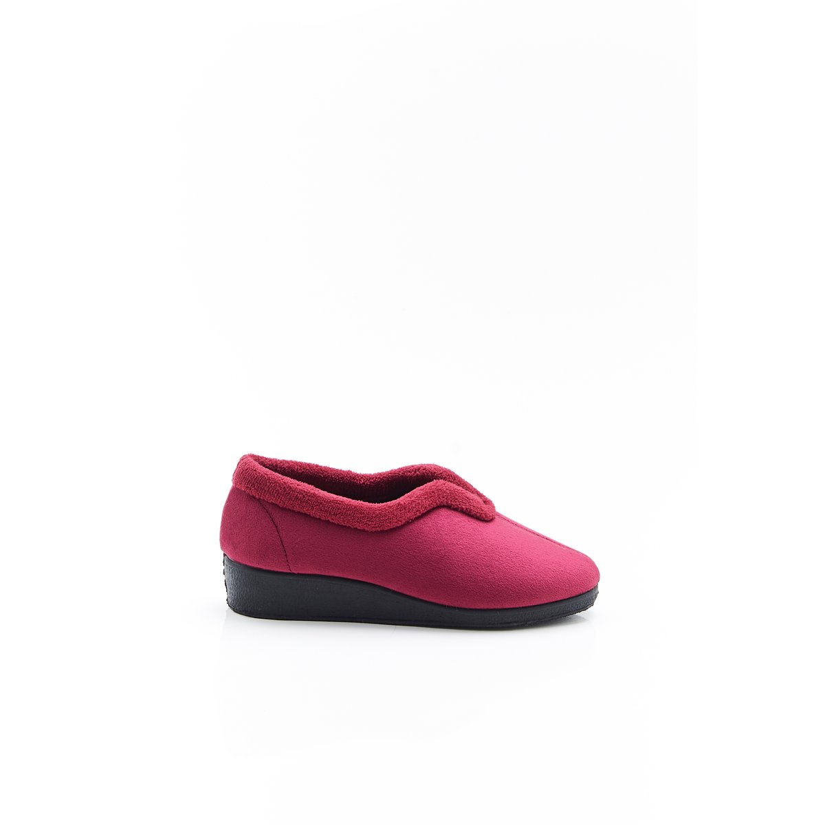 Chaussons Thermolactyl en velours rouge, DAMART