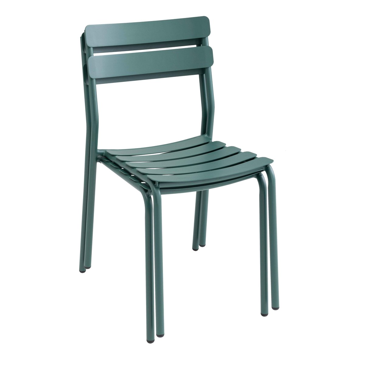 Chaise de jardin en aluminium, ALMADA vert foncé, OVIALA