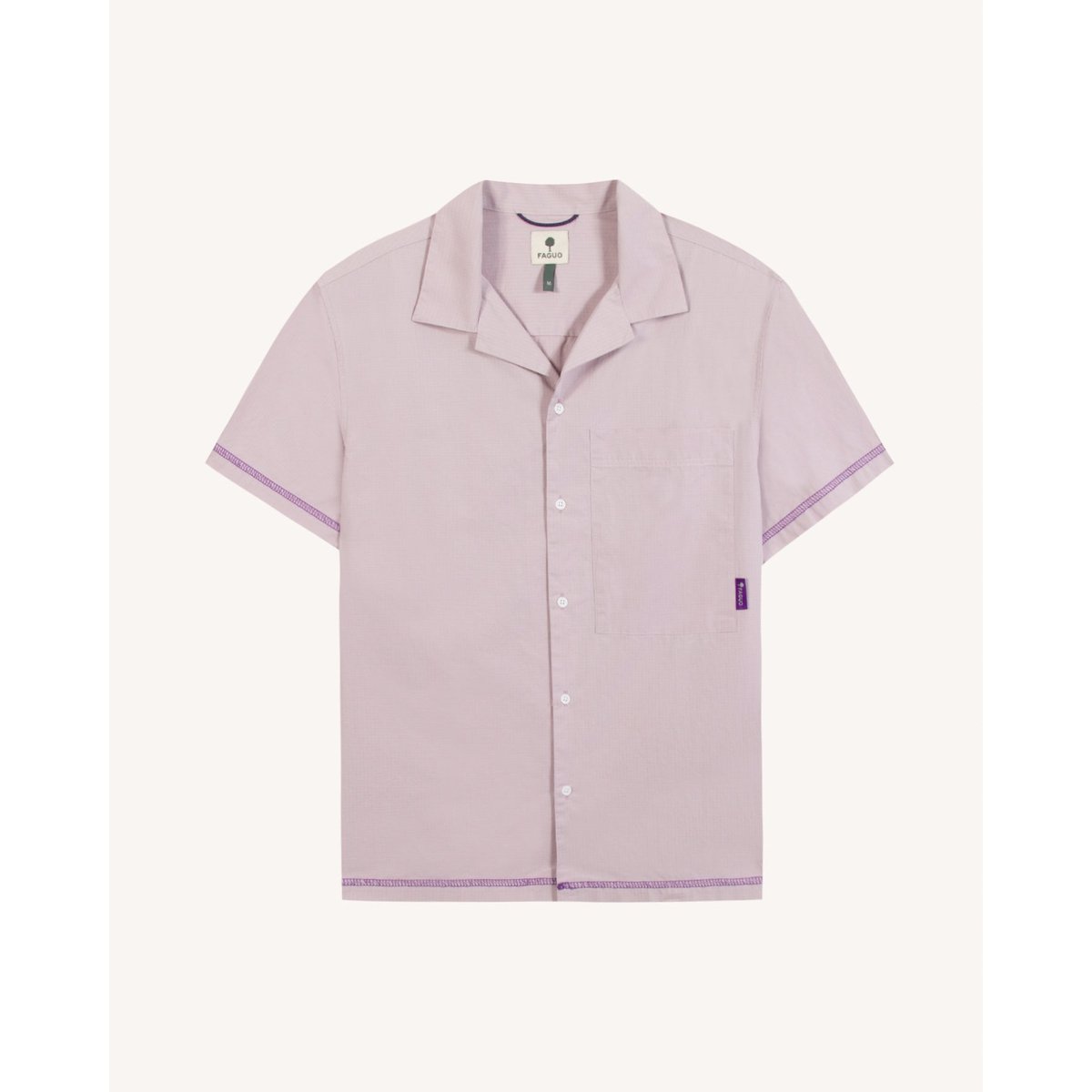 Chemise MILLOT rose grisé, FAGUO