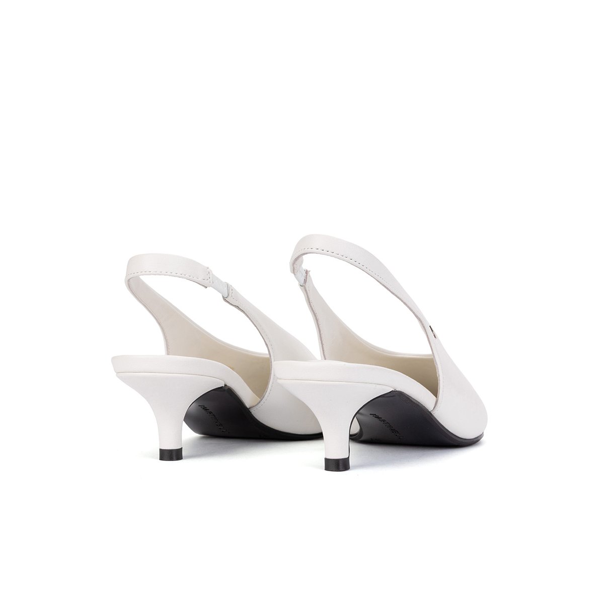 Chaussures à talon cuir Adda crudo, MARTINELLI