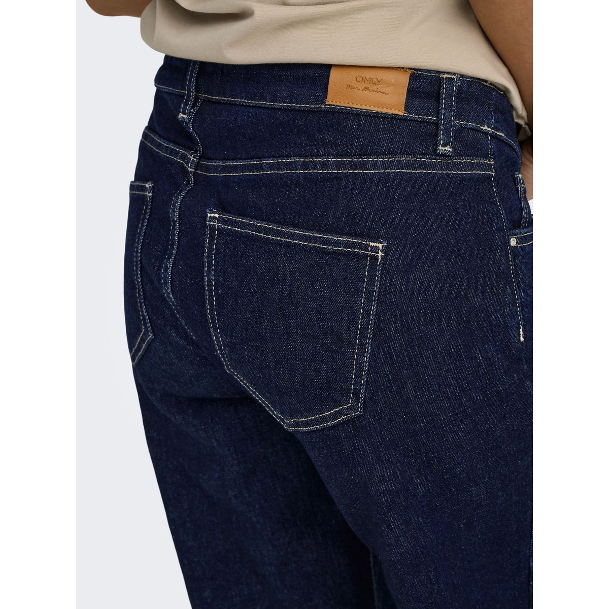 Jean À Jambe Large dark blue denim 1, ONLY