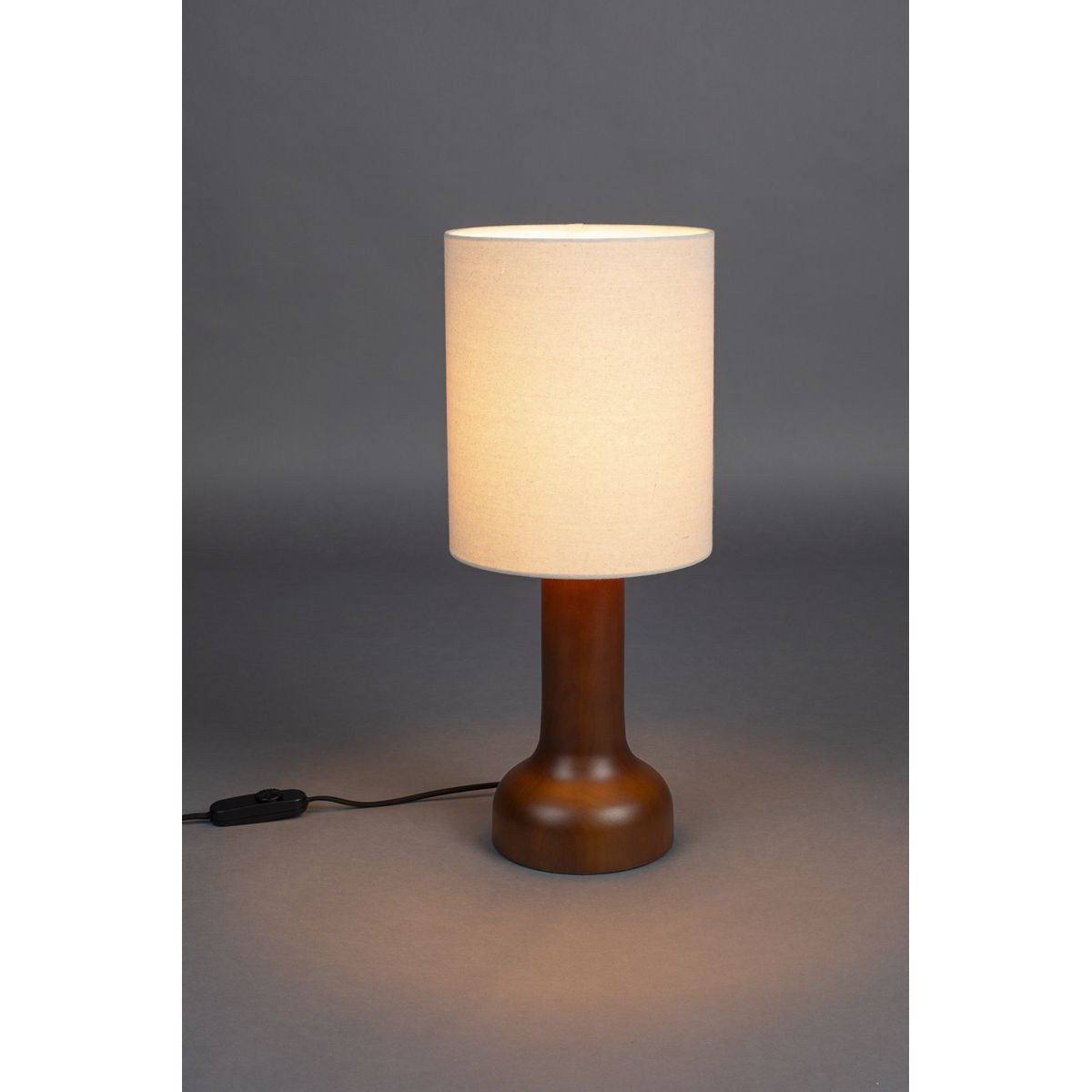Lampe design en bois, JONES marron, DUTCHBONE