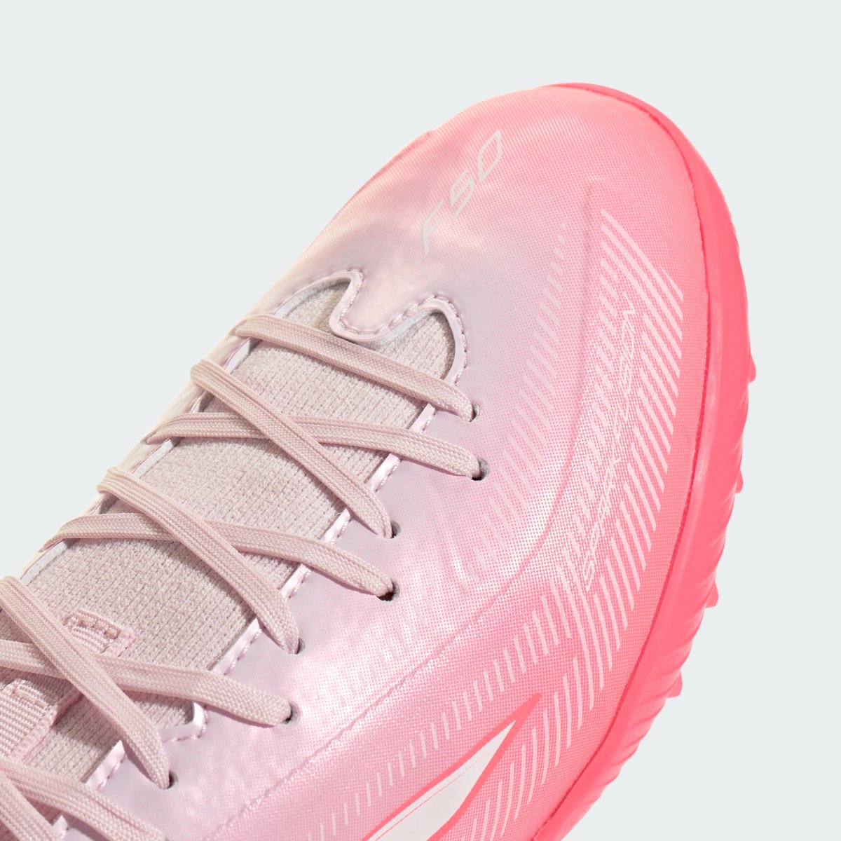 Chaussure F50 Sparkfusion League Mid Cut Turf Enfants Chaussure F50 Sparkfusion League Mid Cut Turf Enfants solar turbo / cloud white / distilled pink, adidas Performance