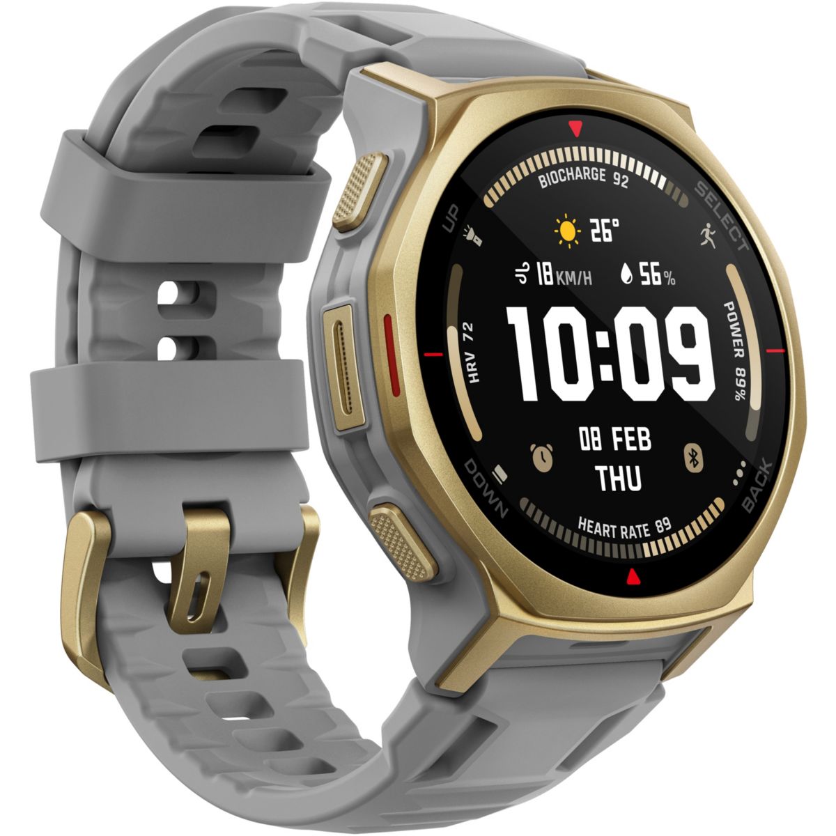 Montre sport T-Rex 3 Pro 44mm Arctic Gold gris, AMAZFIT