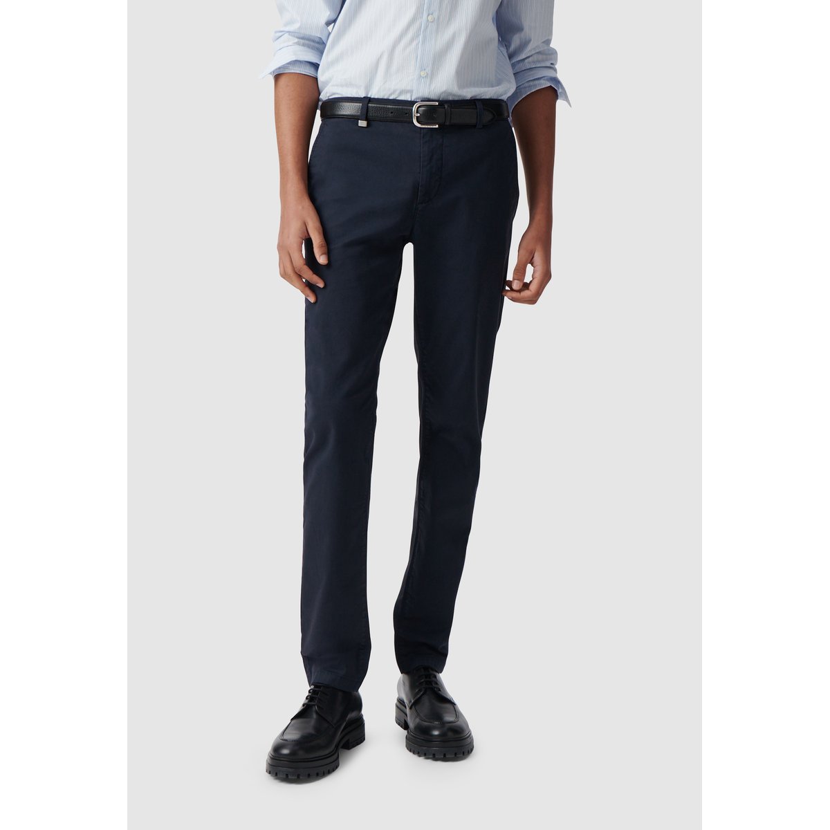Pantalon chino slim bleu marine, IKKS
