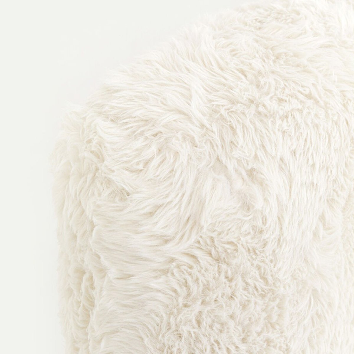 Lit Salamanca Fur 160x200cm blanc, KARE DESIGN