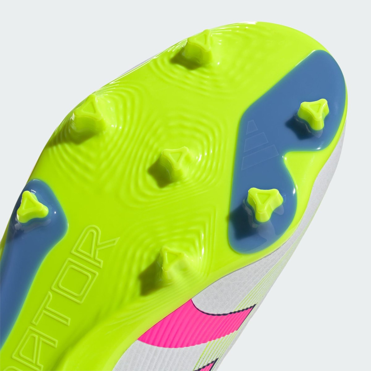 Chaussure Sans Lacets Predator League Terrain Souple / Multi-Surfaces Enfants cloud white / lucid pink / lucid lemon, adidas Performance