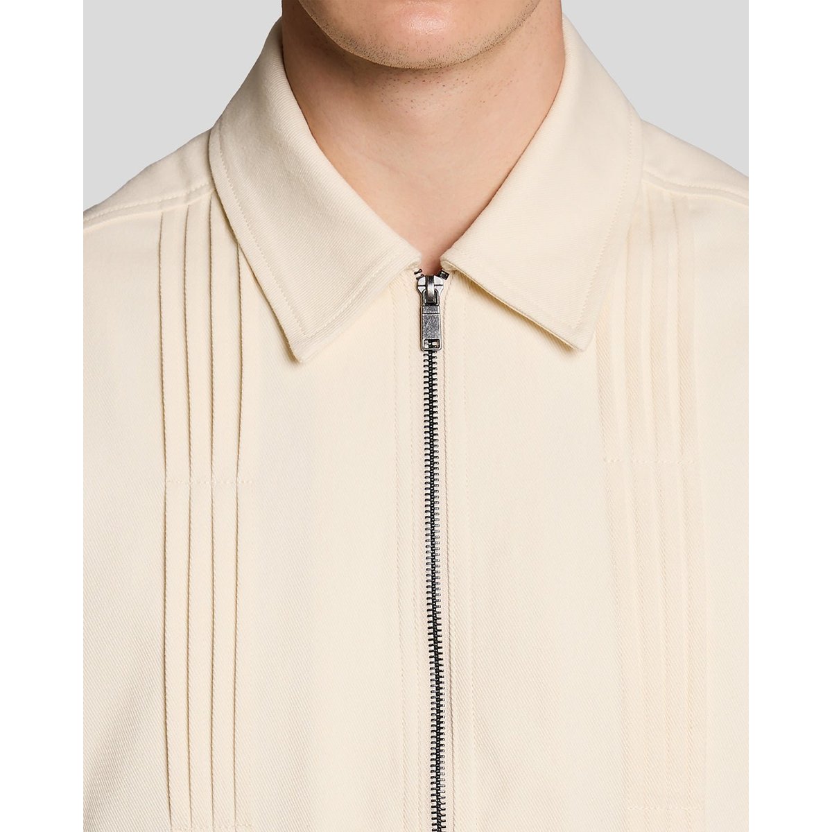 Veste nervures zippé beige écru éclatant, LYLE & SCOTT