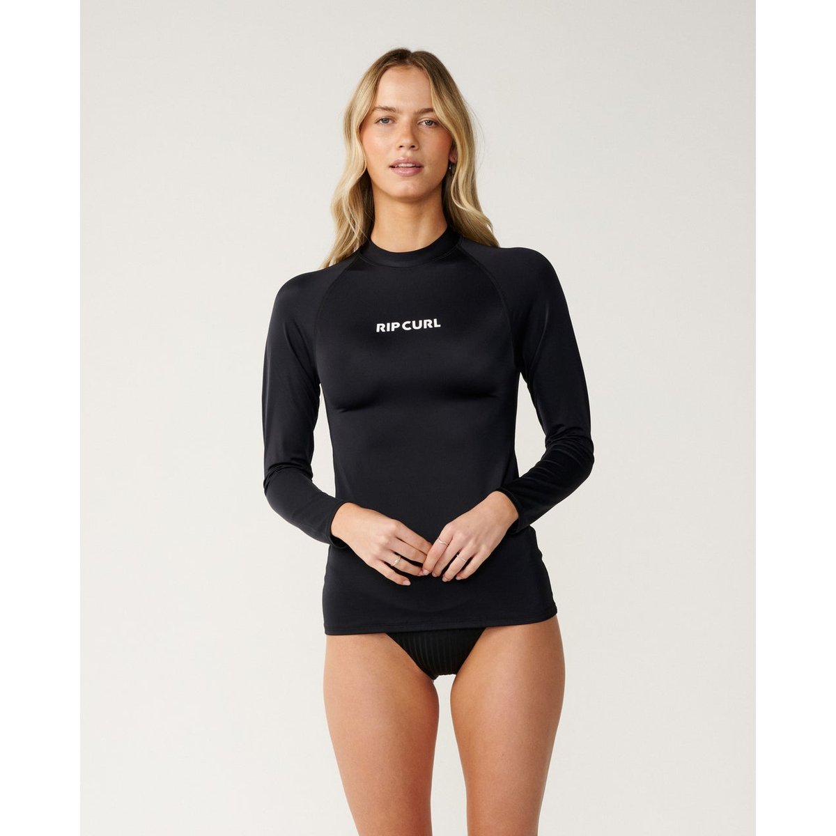 Lycra CLASSIC SURF LS UPF RASHGUARD noir, RIP CURL