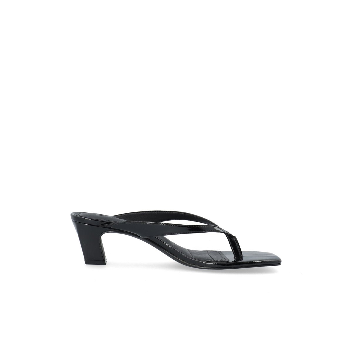 Talons Hauts noir - blackpatent, BIANCO