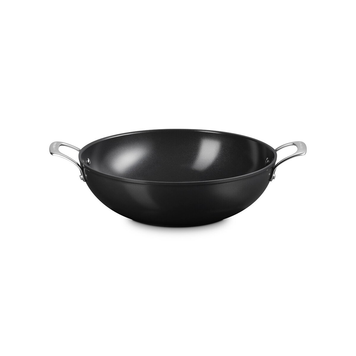 Wok Essentielle en céramique noir, LE CREUSET