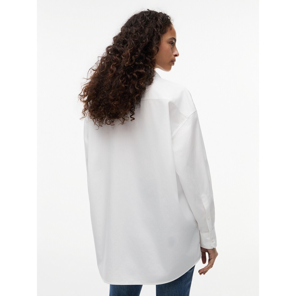 Chemise droite ecru, TOMMY JEANS