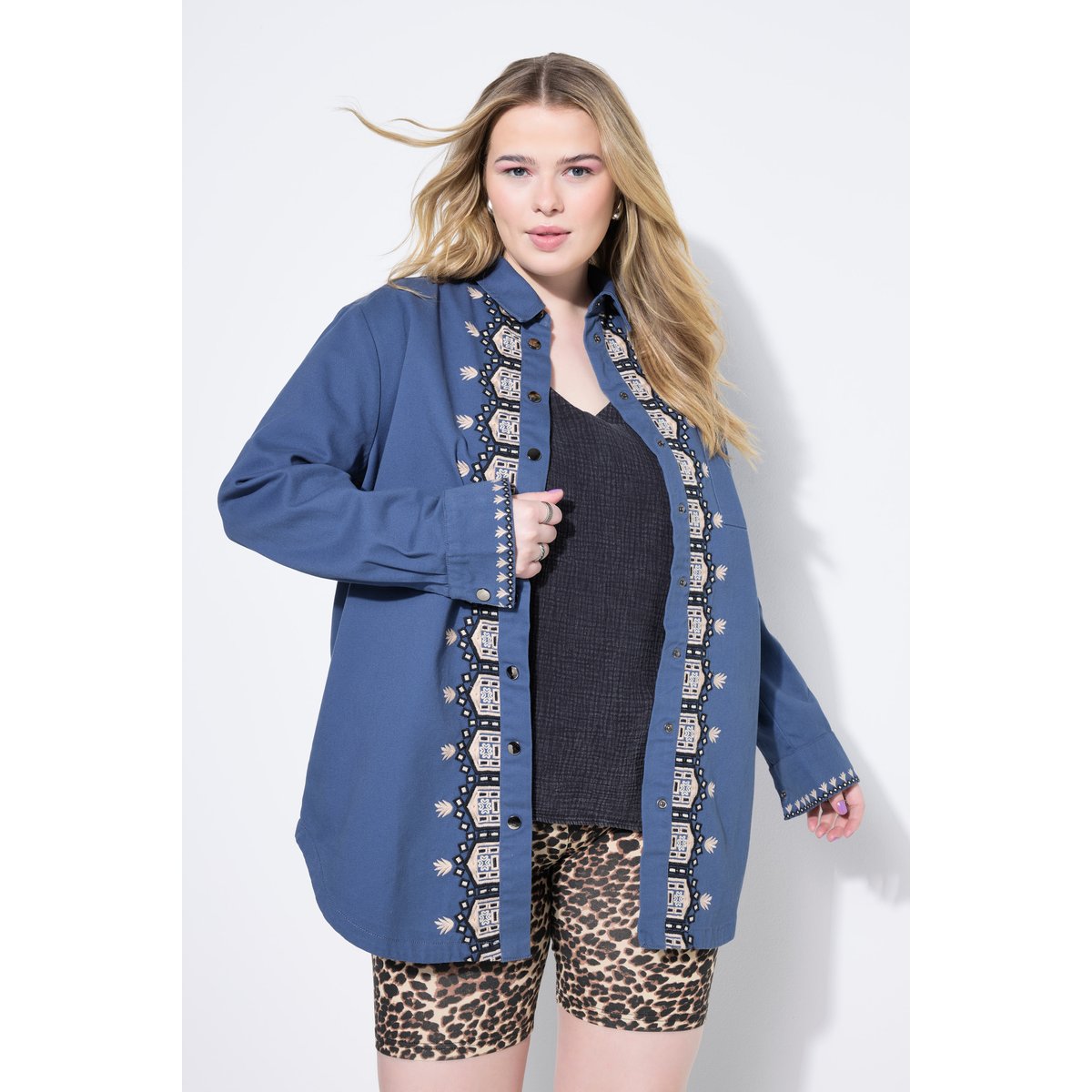 Chemise oversize jeans bleu, STUDIO UNTOLD