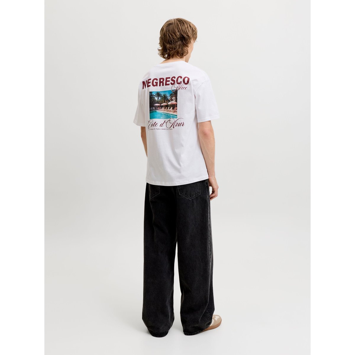 T-Shirt bright white 1, JACK & JONES