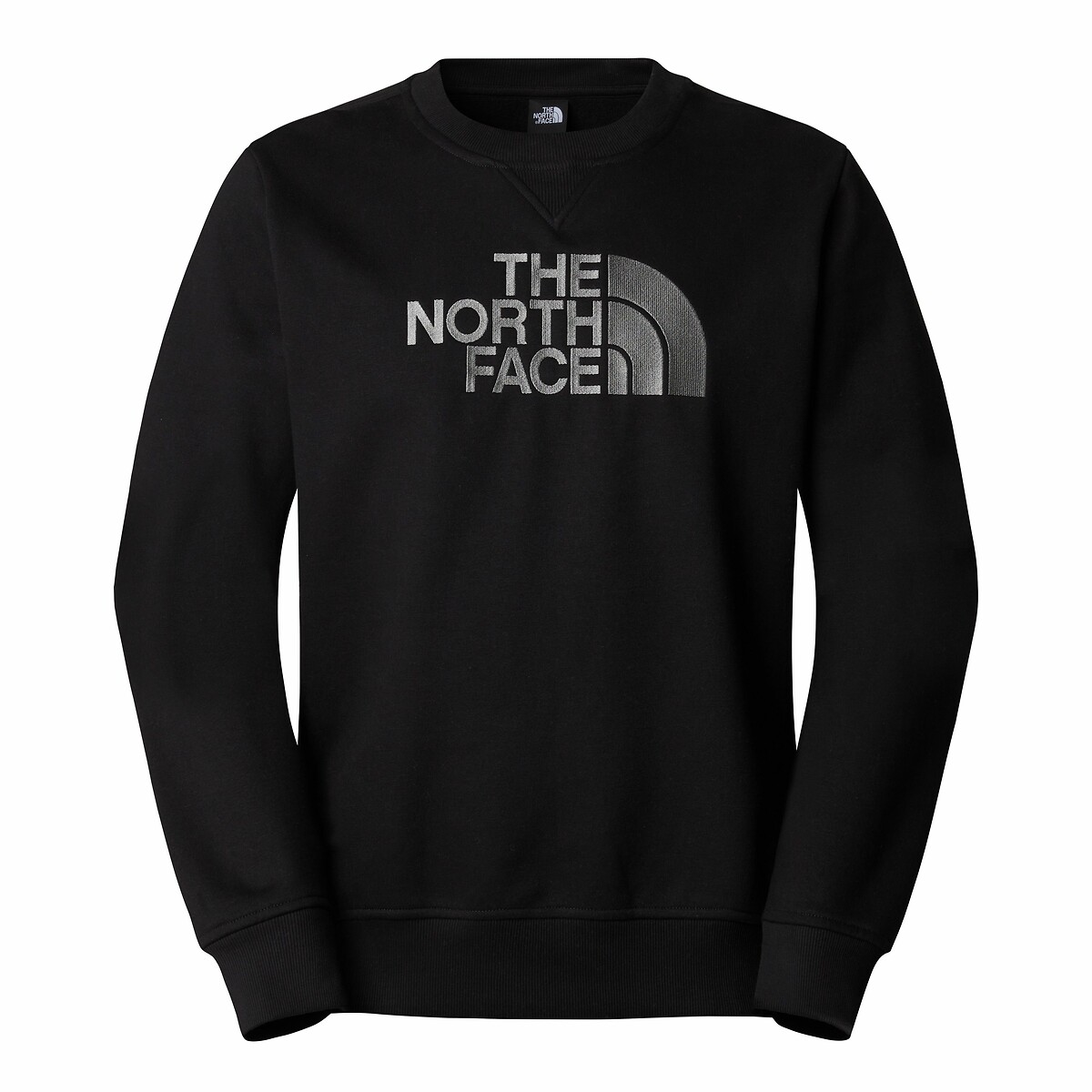 Sweat col rond avec logo Drew Peak noir, THE NORTH FACE