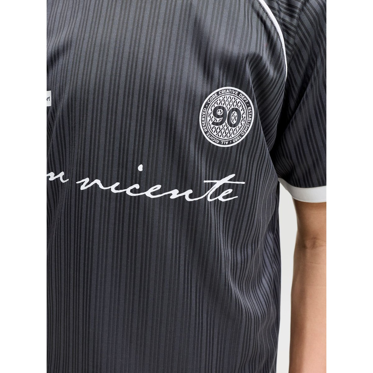T-Shirt asphalt, JACK & JONES JUNIOR
